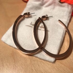 India Hicks Rose gold Leticia Hoops